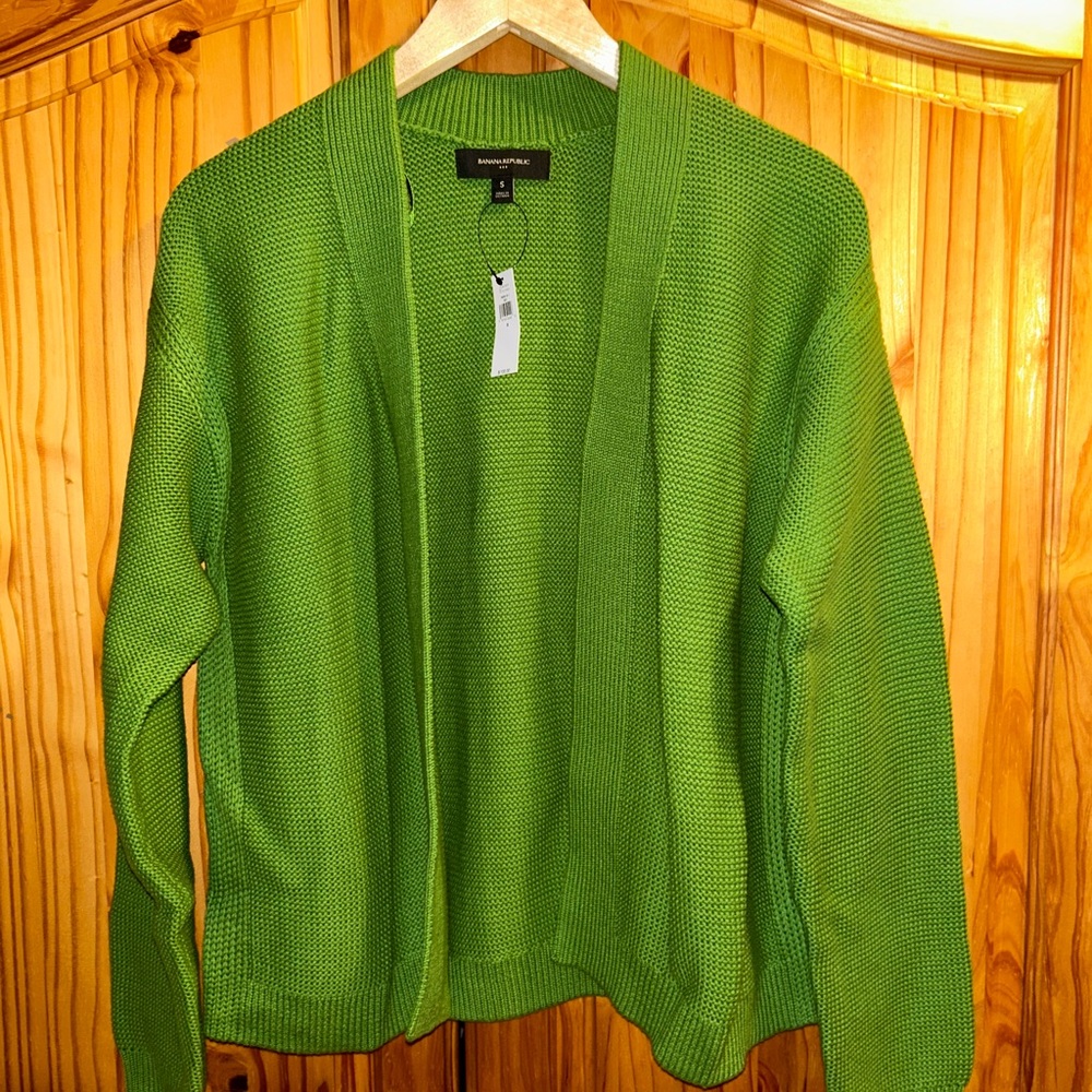 Banana Republic cotton cardigan NWT